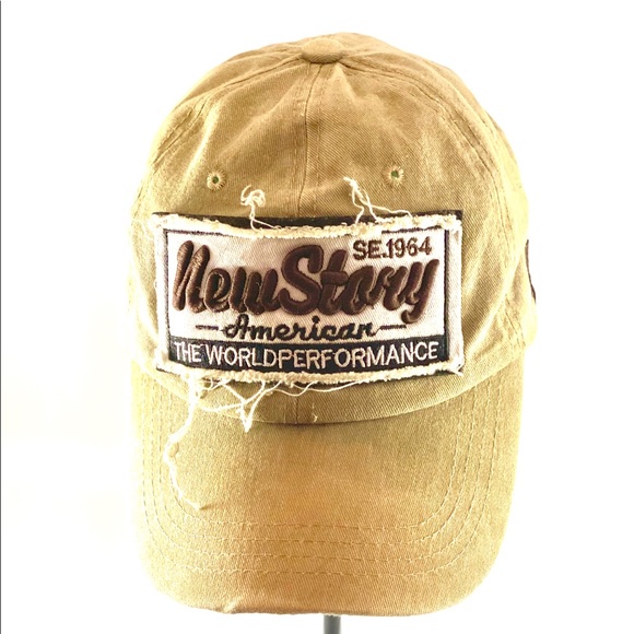 Other - New “Vintage” distressed twill adjustable cap